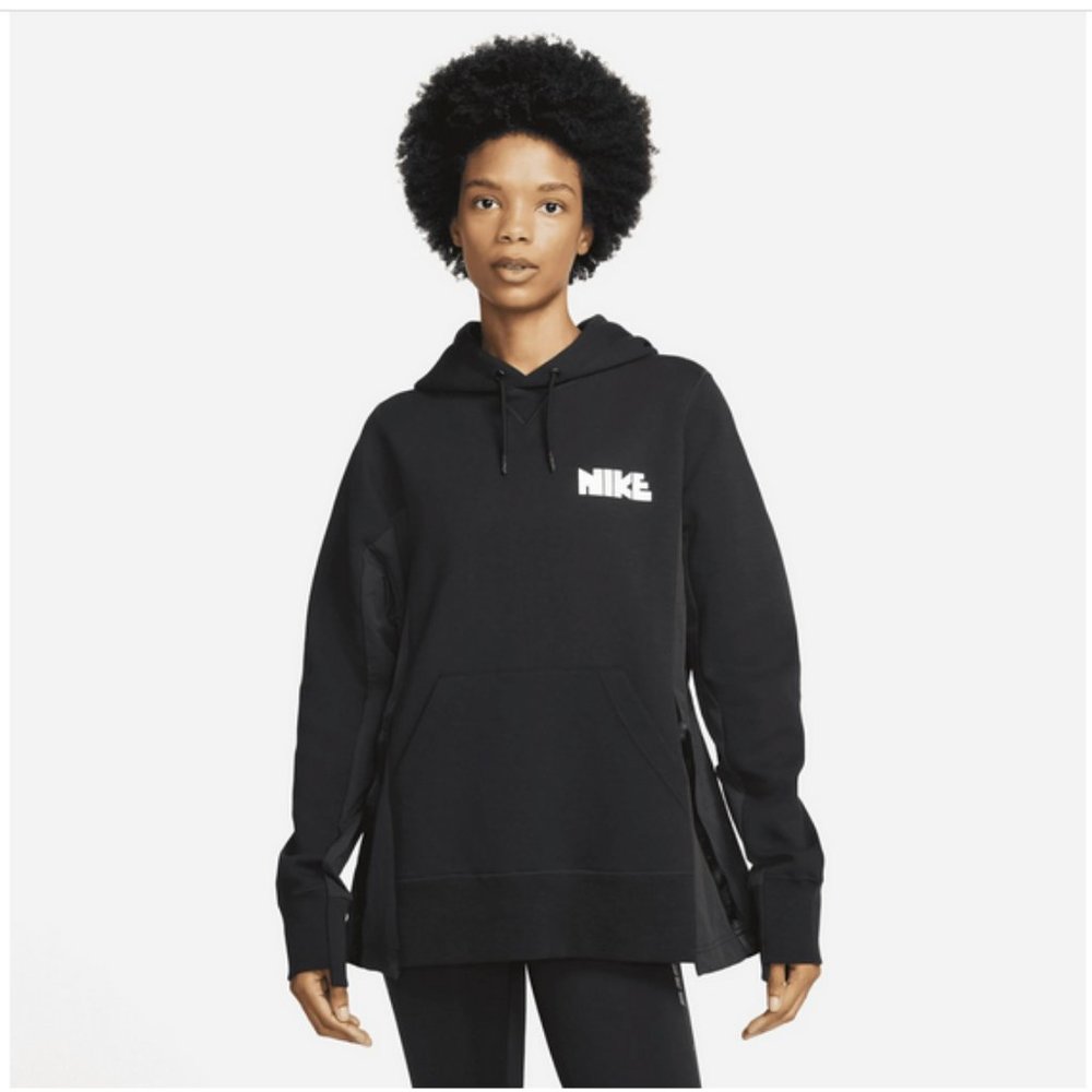 NWT Nike x Sacai Black Pullover Hoodie Size XS $275